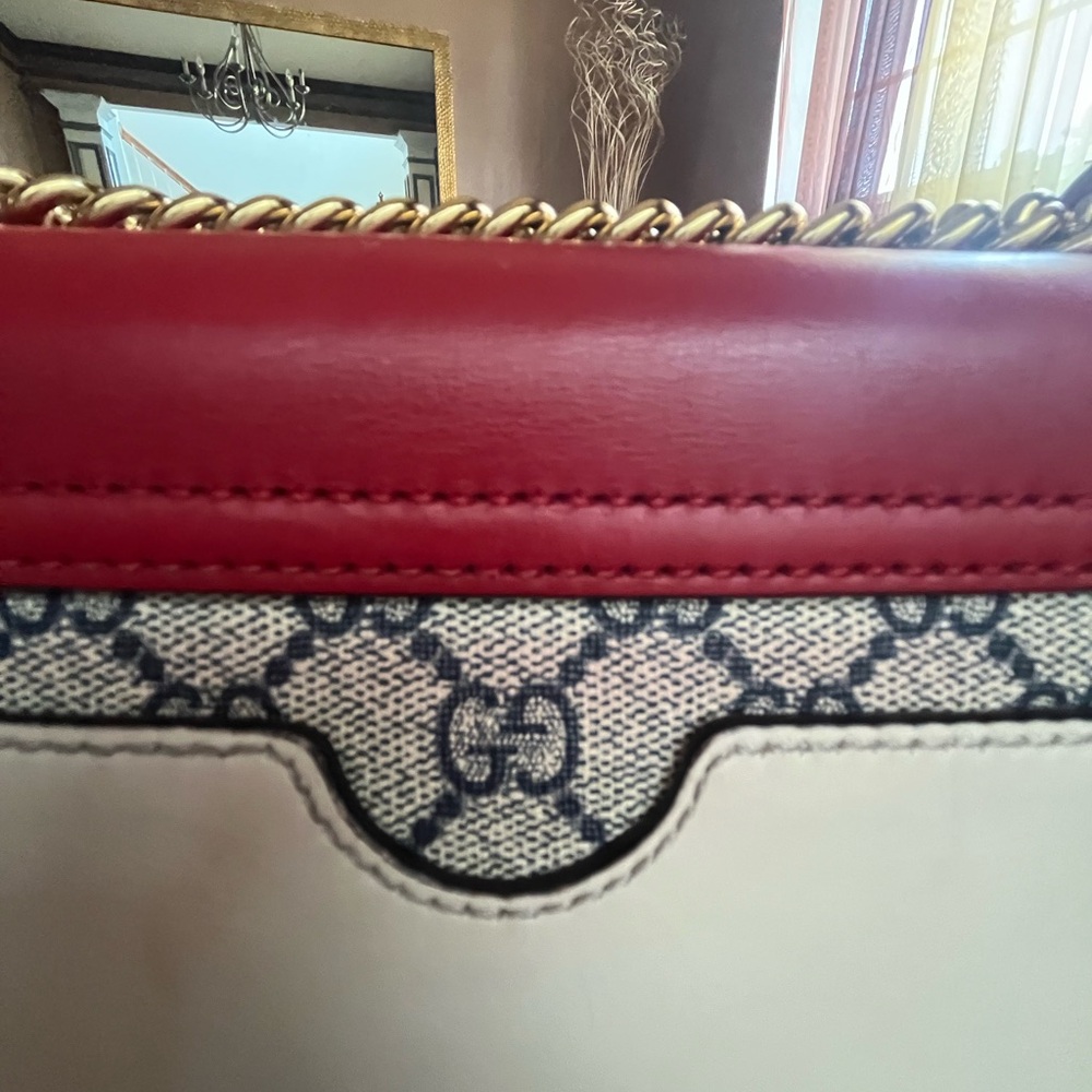 GG SUPREME MONOGRAM SMALL PADLOCK SHOULDER BAG - Picture 10 of 15